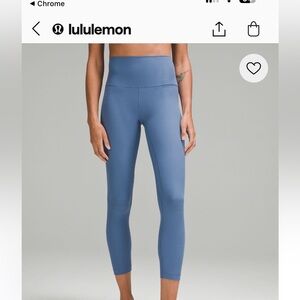 lululemon athletica Align™ High-Rise Ribbed Leggings - Blue